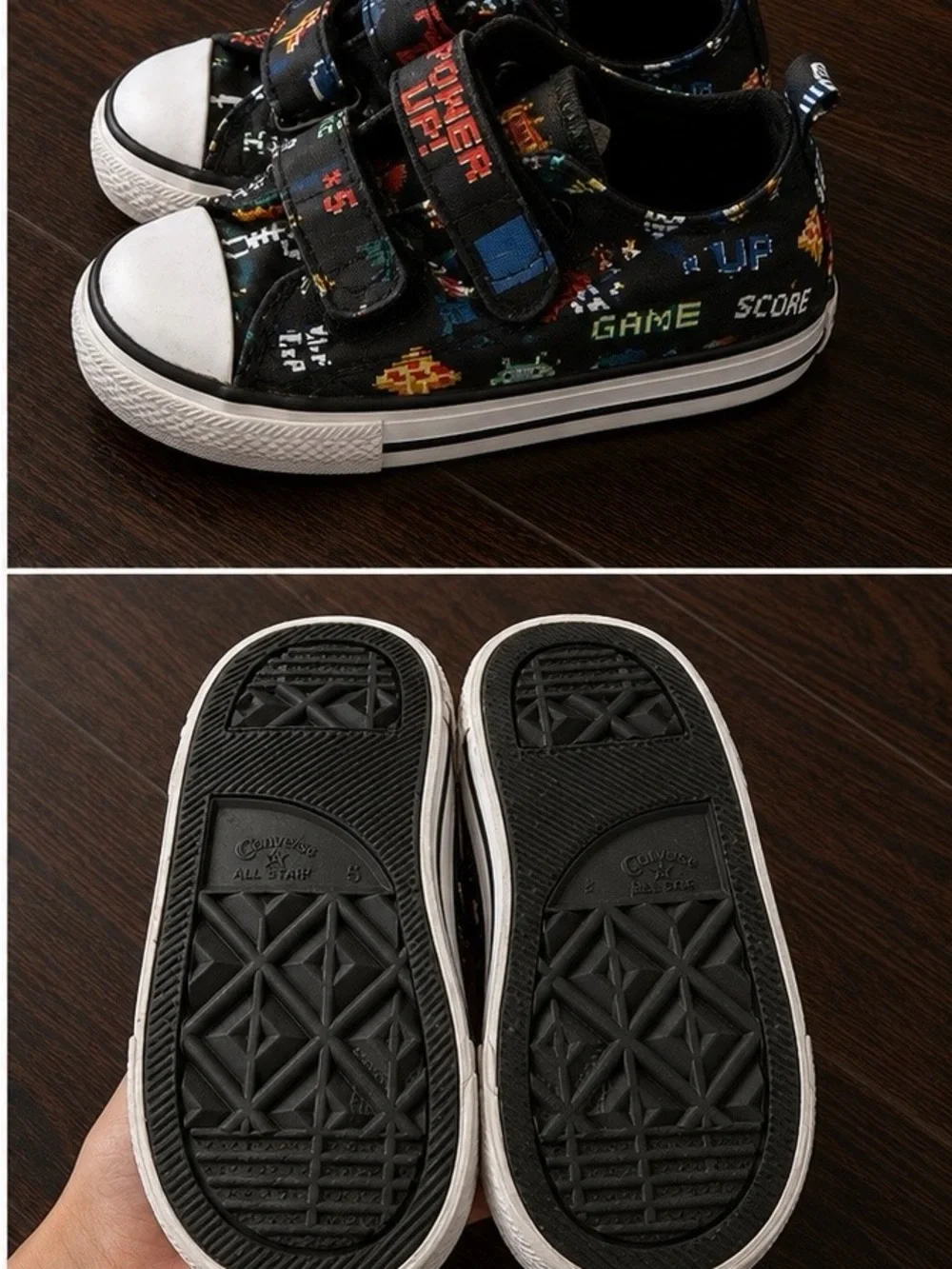 Converse All Star Toddler Size 5 Gaming Power Up Sneakers